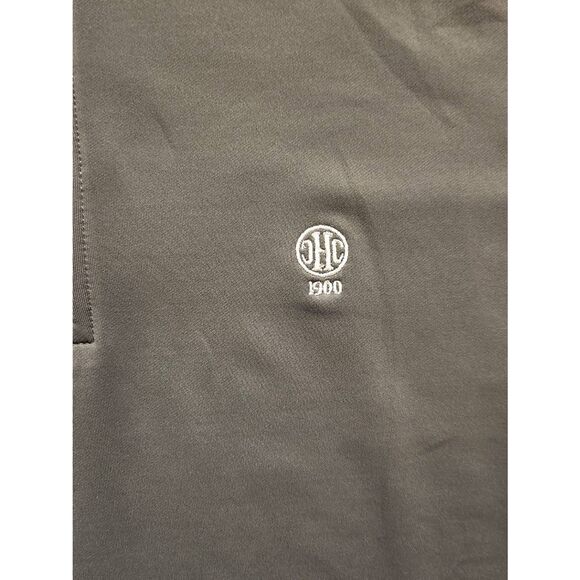 Peter Millar 1/2 ZIp Vest Men's Large performance polyester Gray, club logo - Picture 8 of 8